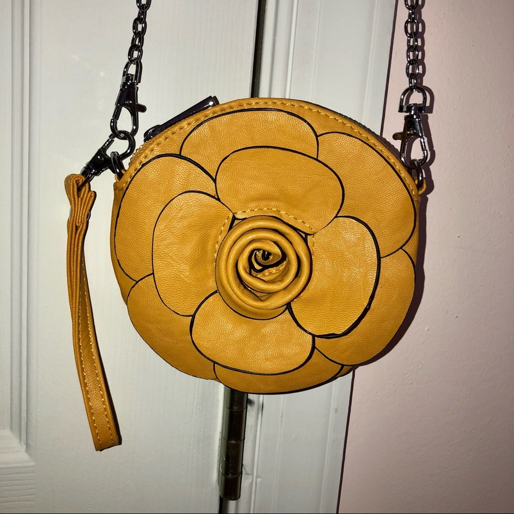 Vegan Leather Crossbody Bag / Wristlet